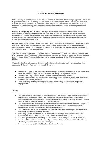 Junior IT Security Analyst