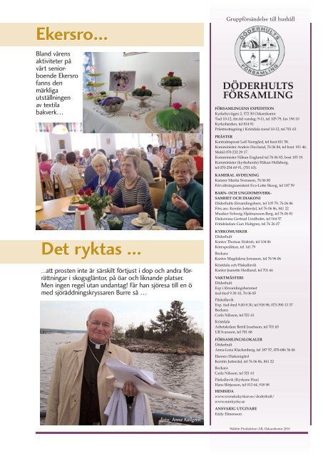 Döderhults församlingsblad nummer 3 2010 - Minkyrka.se