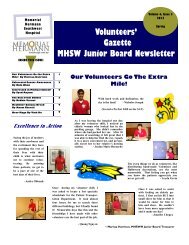 Southwest Volunteer Gazette Vol. 4 Issue 3 - Memorial Hermann