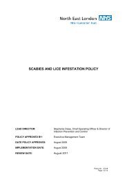 SCABIES AND LICE INFESTATION POLICY