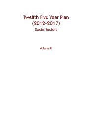 Twelfth Five Year Plan - BPNI