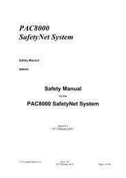 PAC8000 SafetyNet System - Tuv-fs.com