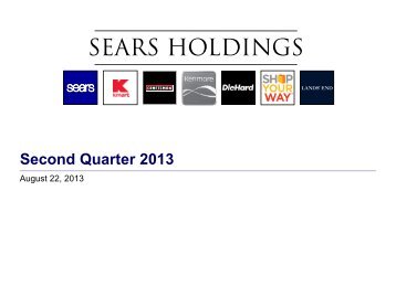 presentation - Sears Holdings Corporation