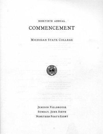 COMMENCEMENT