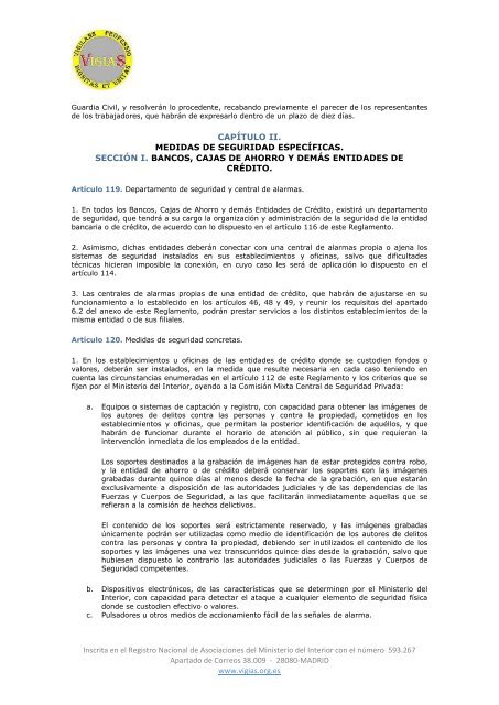 Real Decreto 2364/1994, de 9 de diciembre, por el que se ... - VigiaS