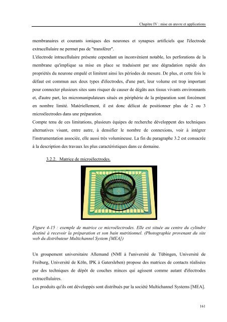 Circuits et systemes de modelisation analogique de neurones ...