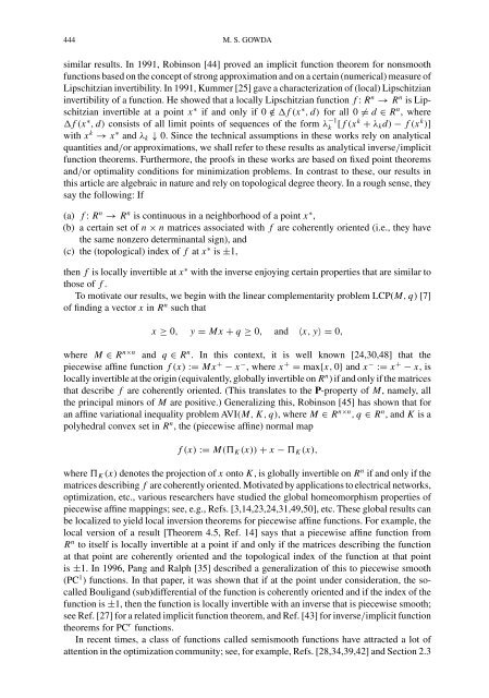 inverse and implicit function theorems for h-differentiable and ...