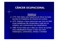 cancer ocupacional - Instituto de Estudos em Saúde Coletiva - IESC ...