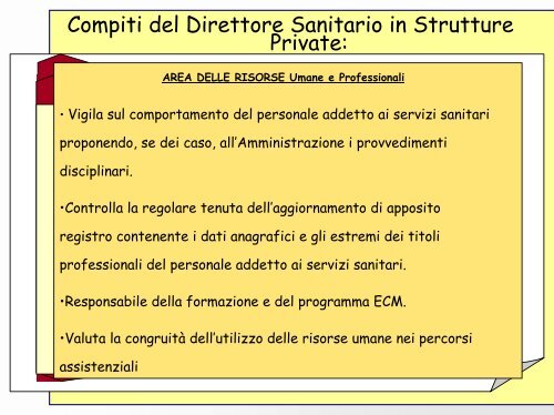 "Direzione Sanitaria" - Dott. Stefano Reggiani (pdf - 176 KB) - Ordine ...