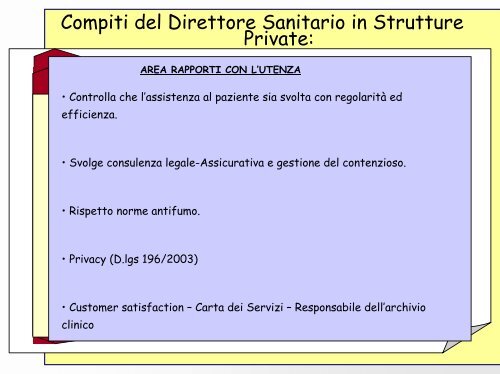 "Direzione Sanitaria" - Dott. Stefano Reggiani (pdf - 176 KB) - Ordine ...