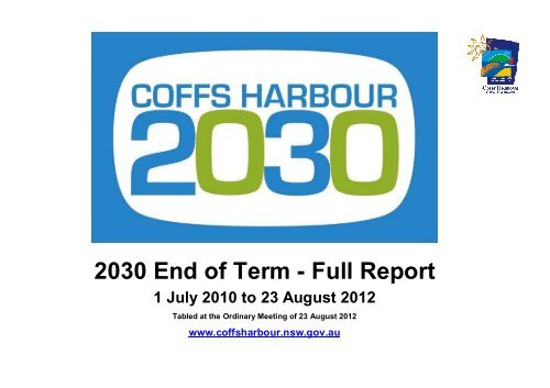 ANNUAL REPORT - Coffs Harbour City Council - NSW Government
