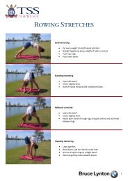 ROWING STRETCHES