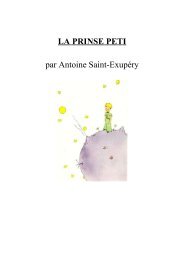 LA PRINSE PETI par Antoine Saint-Exupéry - Wikia