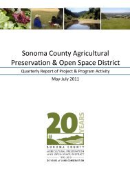 Quarterly Status on Projects and Programs - Sonoma County ...