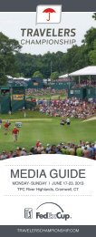 MEDIA GUIDE - Travelers Championship