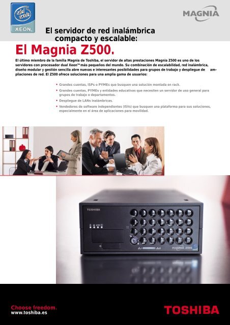 El Magnia Z500. - Toshiba