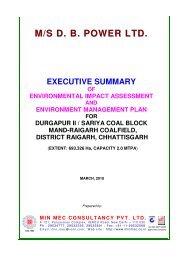 m/s db power ltd. - Chhattisgarh Environment Conservation Board ...