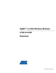 ZigBitâ¢ 2.4 GHz Wireless Modules - Rainbow Technologies