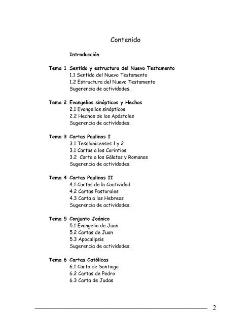 Taller IntroducciÃ³n al Nuevo Testamento