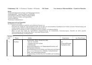 Feinplanung 1. HJ â 16 Wochen je 3 Stunden = 48 Stunden GK ...