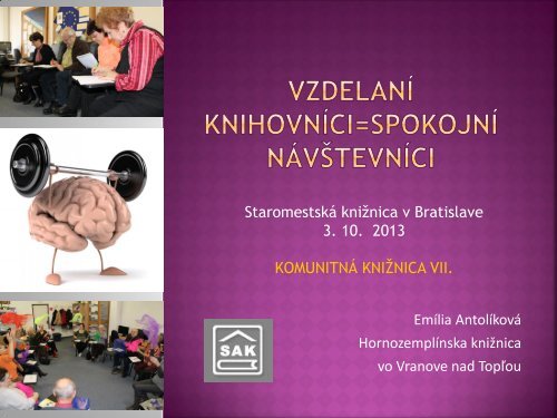 Emília Antolíková *pdf - Hornozemplínska knižnica vo Vranove nad ...