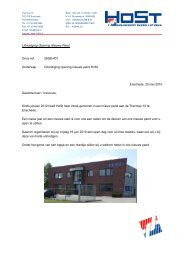 Uitnodiging Opening Nieuwe Pand Onze ref. : 2638brf01 ... - HoSt