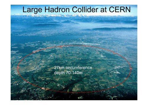 Large Hadron Collider at CERN - University of Edinburgh