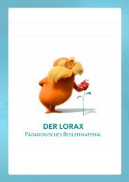 Der Lorax pÃ¤d. Begleitmaterial - Vision Kino