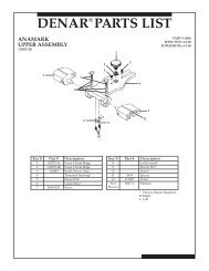 Parts List - Whip Mix