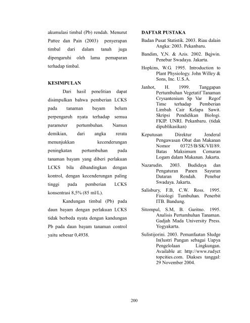 Jurnal Teknobiologi, 1(2) 2010: 1 - perpustakaan universitas riau