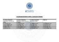 Calendario delle sedute di laurea 2012 - eCampus