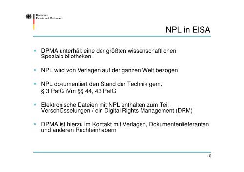 und Markenamtes am 8. November 2011 - Presse - DPMA