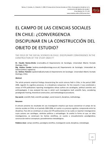leer en PDF - Facultad de Ciencias Sociales - Universidad de Chile
