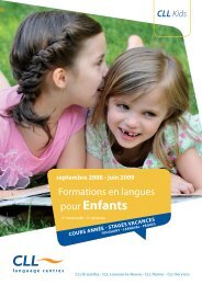 pour Enfants - Le CLL