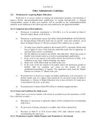 Other Administrative Guidelines - Department of Higher Education