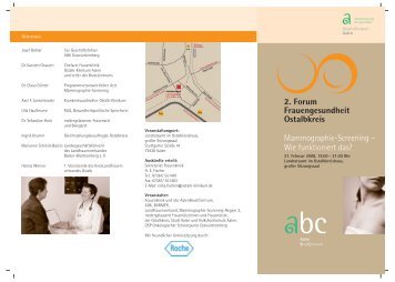 2. Forum Frauengesundheit Ostalbkreis - Gesundheitsnetz Ostalbkreis