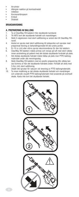 Instructions For Use - Atrium Medical Corporation