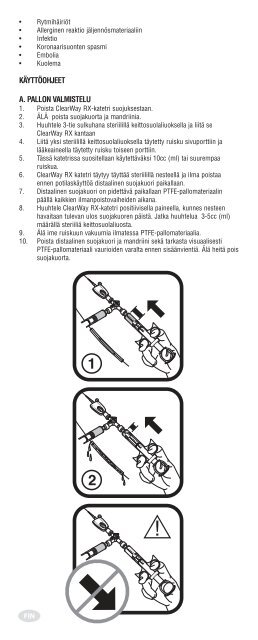 Instructions For Use - Atrium Medical Corporation