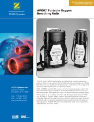 AVIOX Portable Oxygen Breathing Units - AVOX Systems, Inc.