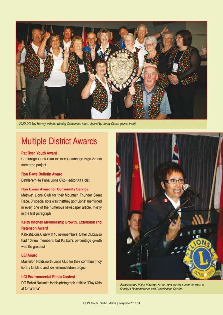 Leos leap into service Convention highlights - Lions Clubs New ...