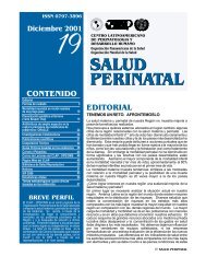 SALUD PERINATAL SALUD PERINATAL - CLAP