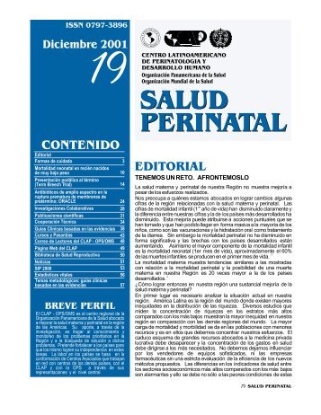 SALUD PERINATAL SALUD PERINATAL - CLAP