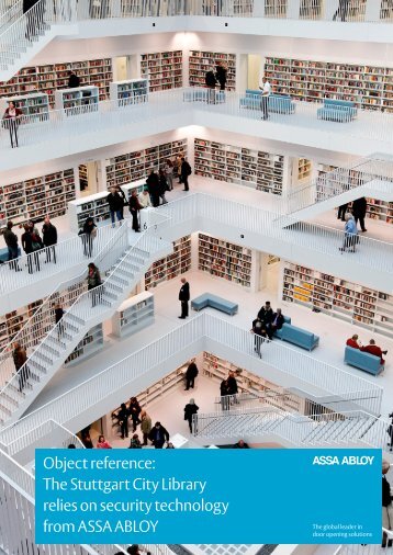 to download the Stuttgart City Library PDF - Assa Abloy