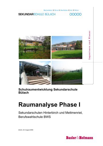 und Ingenieurbüros Basler & Hofmann, Zürich (PDF, 3.7 Mb)