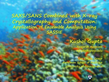 SAXS/SANS Combined with X-ray Crystallography and Computation ...