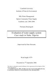 Evaluation of water supply system Case study in Naka ... - ENGEES