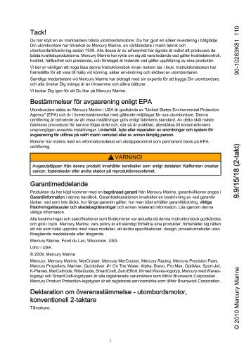 Operational manual - Mercury