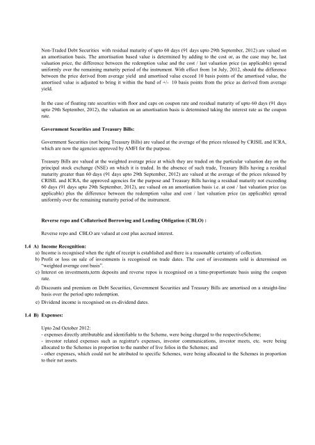 Annual Report for Monthly Income Schemes - Tata Mutual Fund