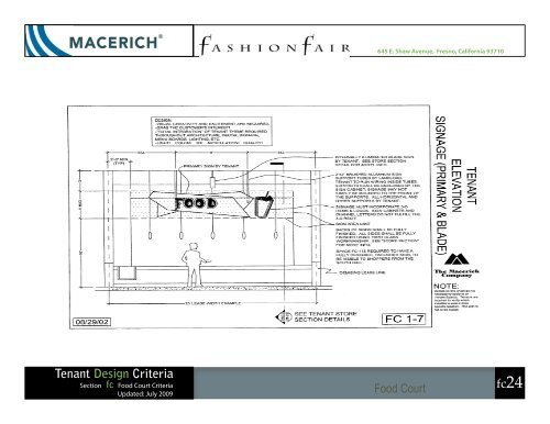 Tenant Design Criteria - Macerich