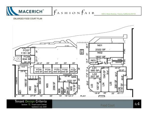 Tenant Design Criteria - Macerich